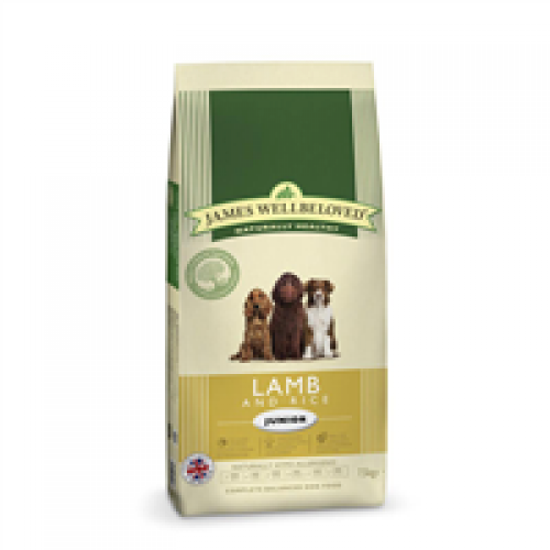 James wellbeloved junior lamb and rice 15kg sales