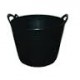 Prostable Flexi Feed Tub bucket 26ltr Black 