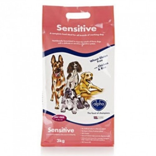 alpha dog food sensitive